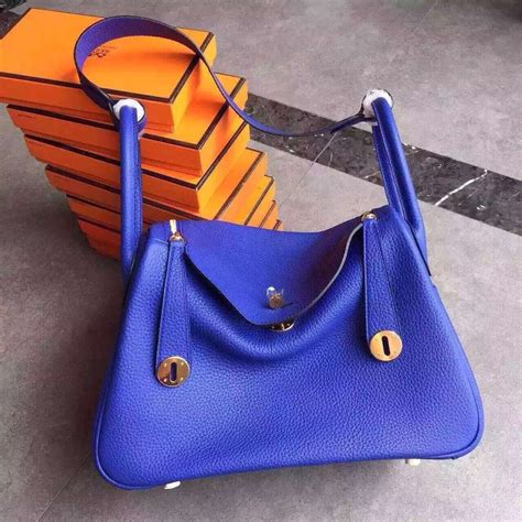 hermes lindy blue electric|hermes lindy purses.